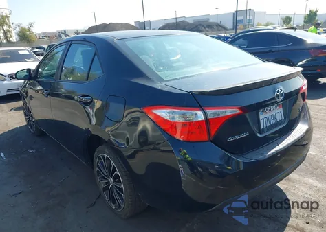 2014 Toyota Corolla S Plus z USA, uszkodzony, nr VIN 5YFBURHE4EP079235